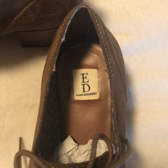 ED by Ellen brown suede shoes - Picture 2 of 4